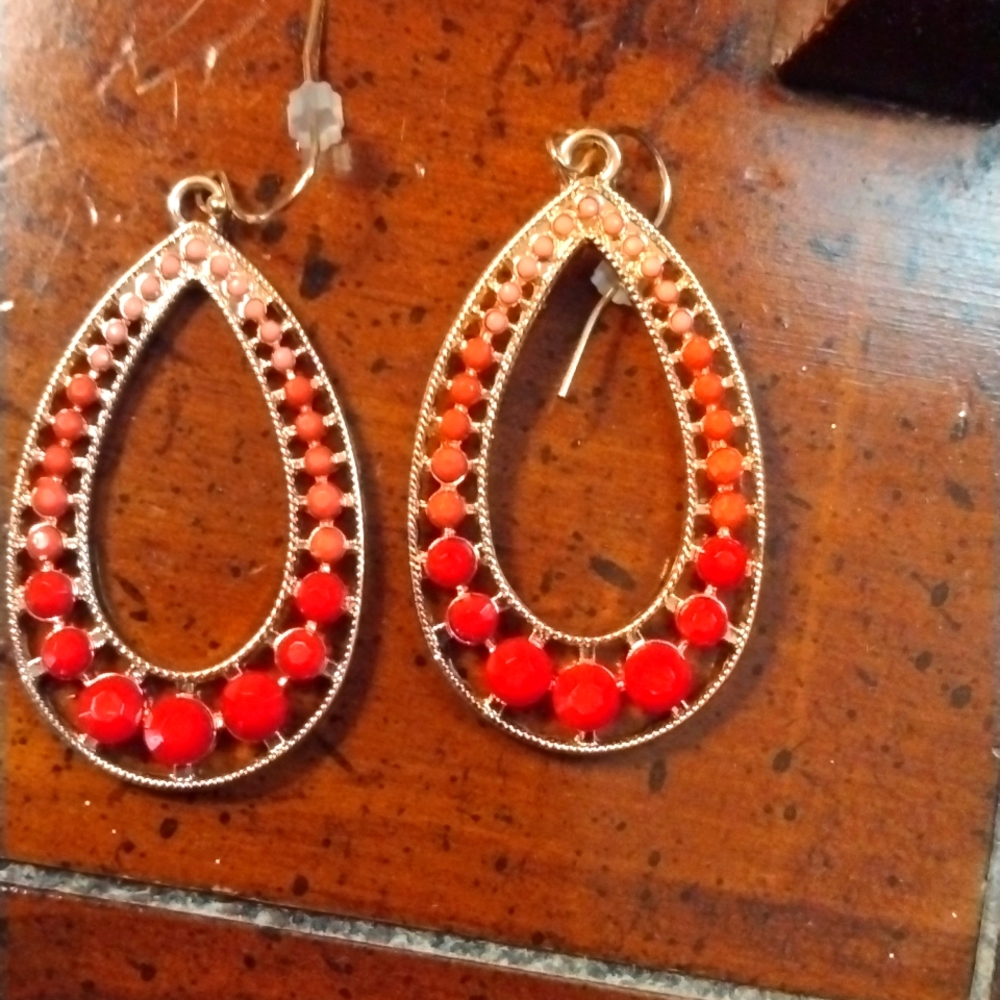 Pierced earrings in like new condition.